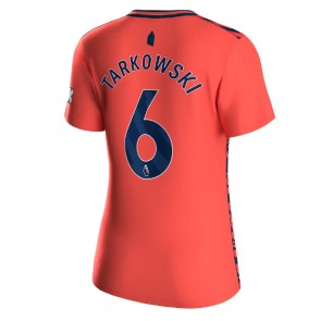 Everton James Tarkowski #6 Replika Udebanetrøje Dame 2023-24 Kortærmet